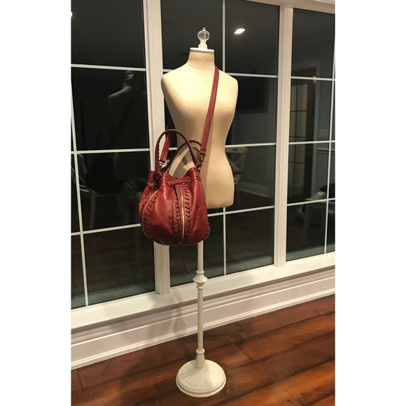 Rebecca Minkoff Bucket Bag - Burgundy/Red - Picture 3 of 8
